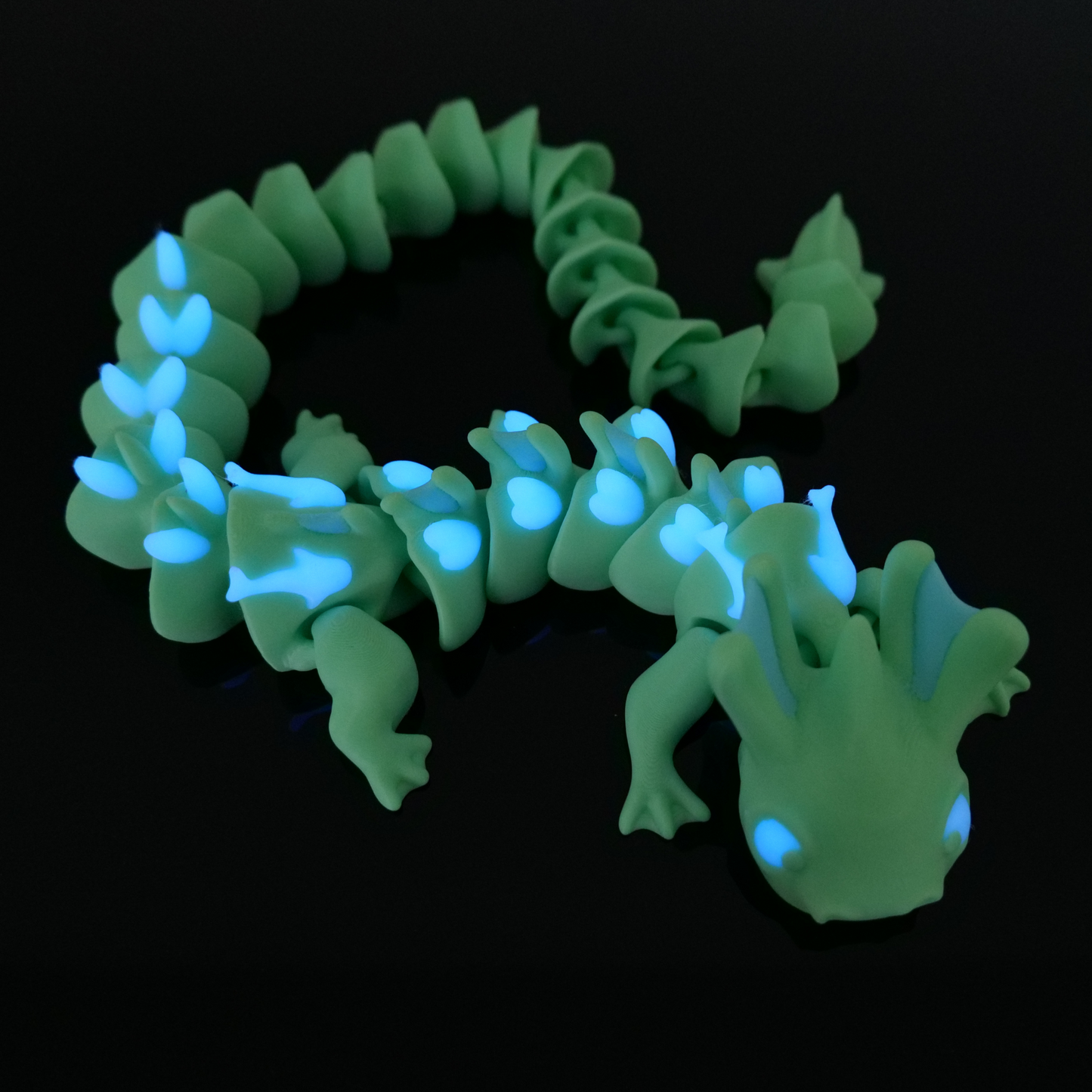 Wasserdrache*Apfelgrün*Glow