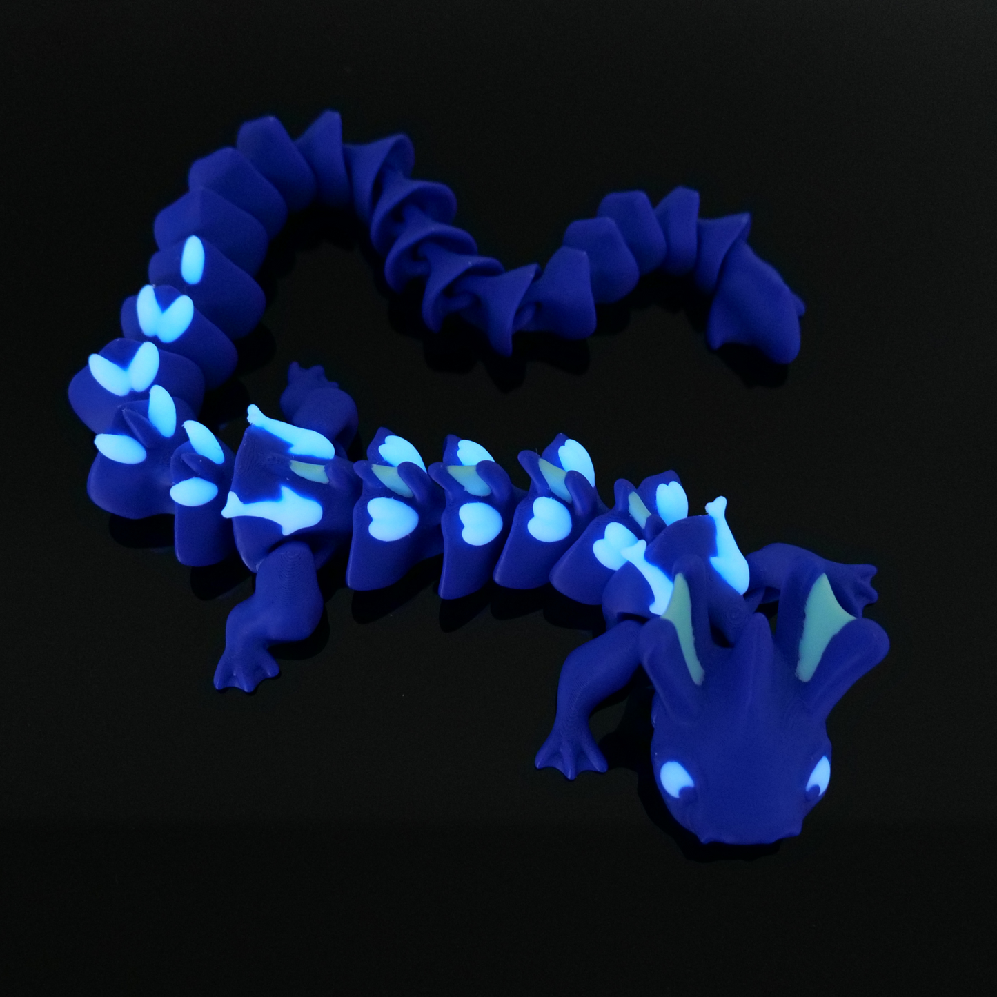 Wasserdrache*Blau*Glow