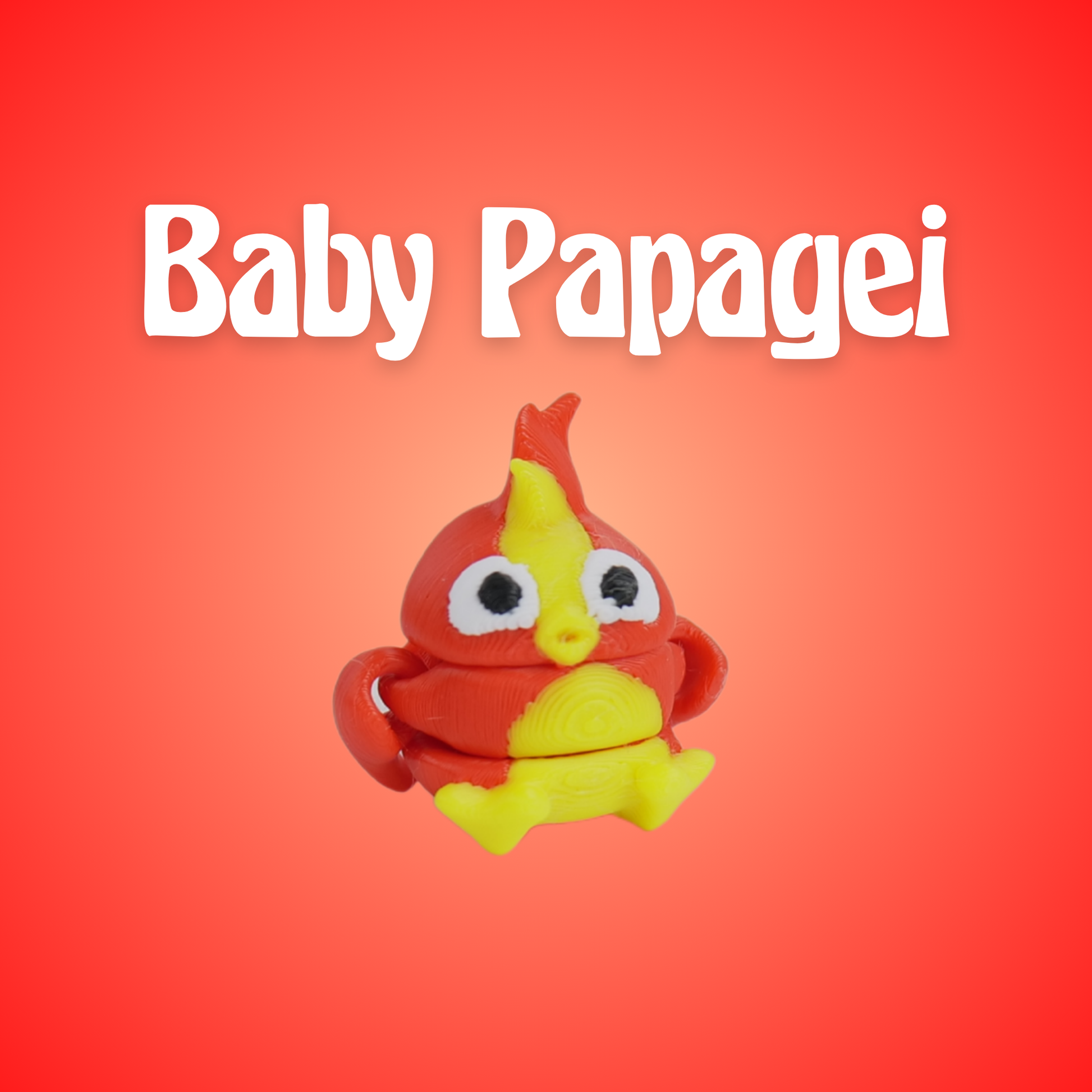 Baby-Papagei-Rot