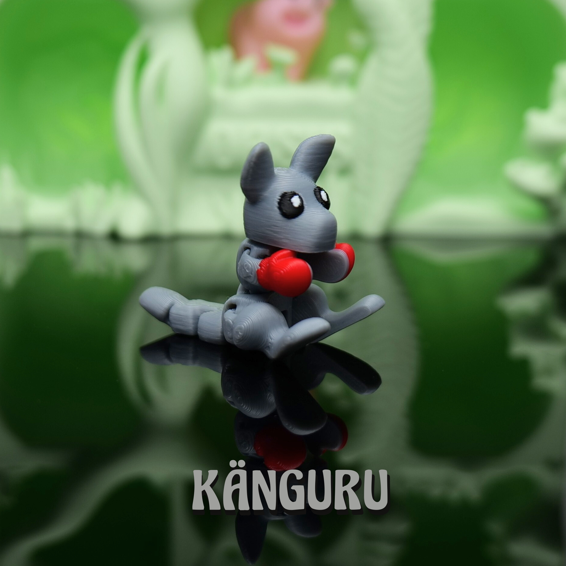 Oasis-Kaenguru-Grau-Rot*Classic-Edition