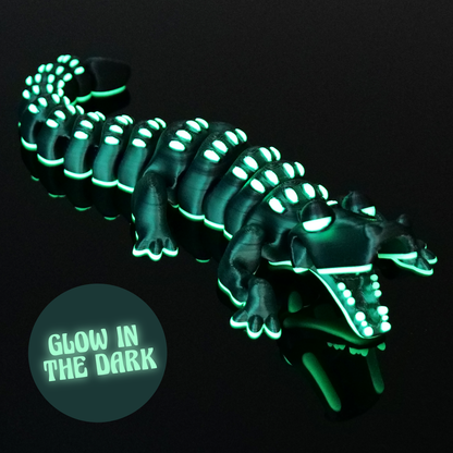 Krokodil*Special-Grün-Schwarz