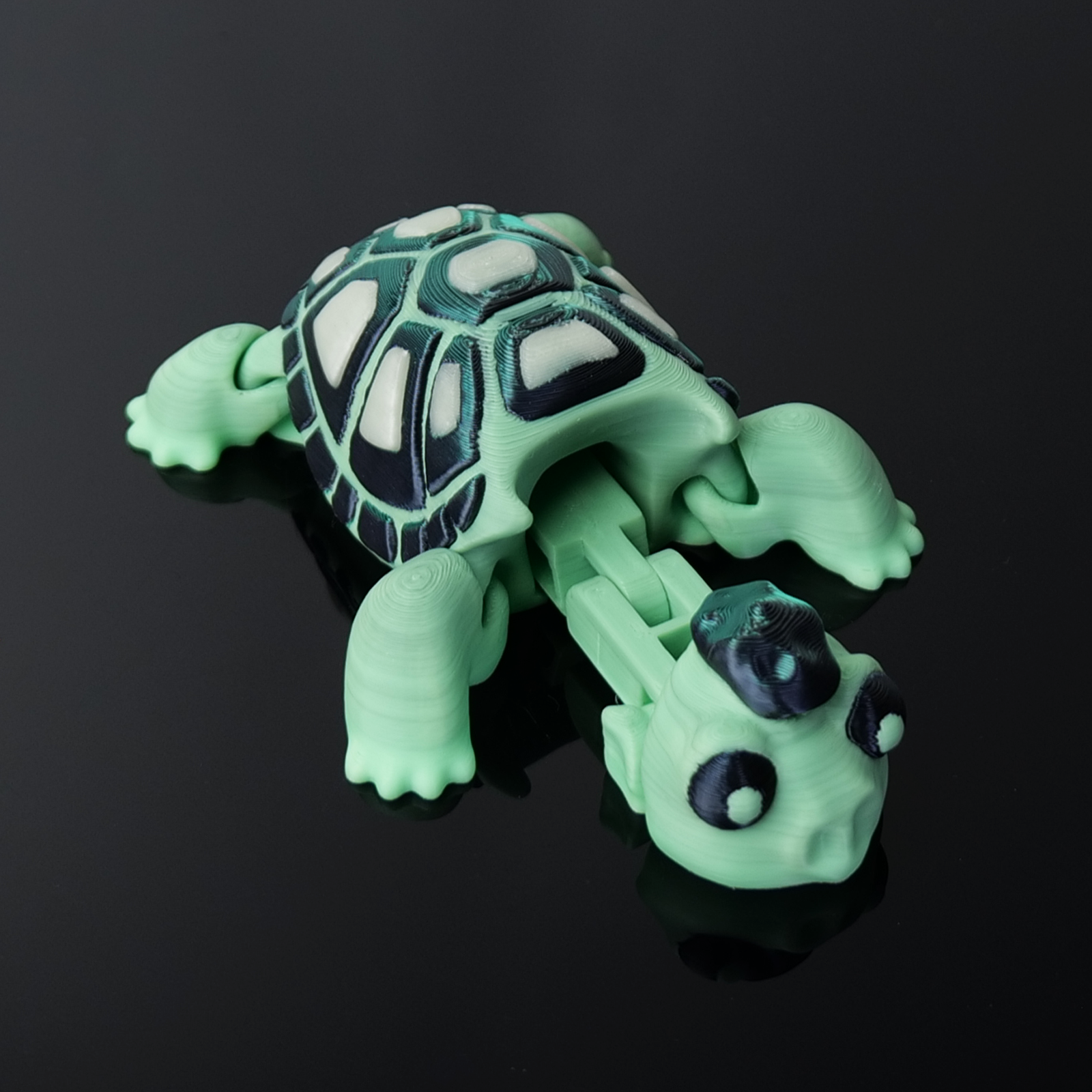 Punk-Schildkröte*Apfelgrün