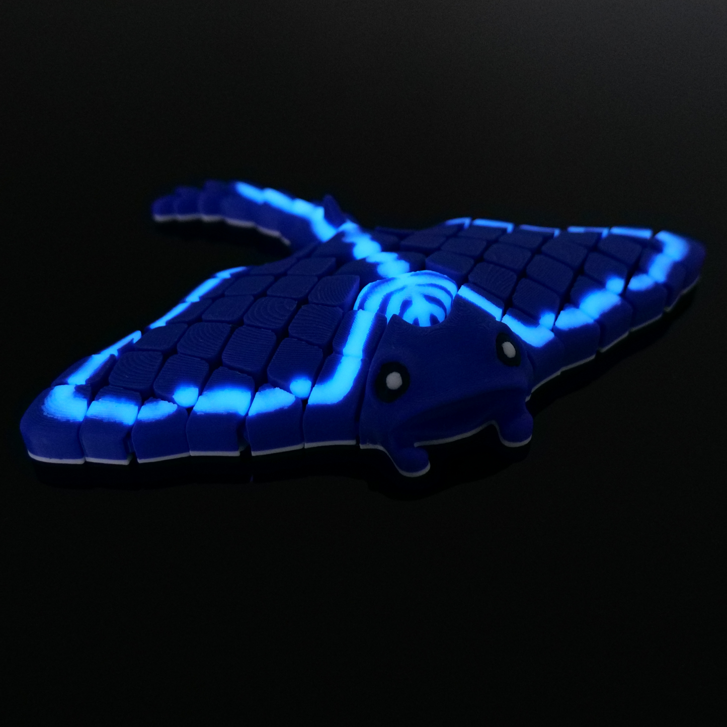 Manta-Rochen*Blau