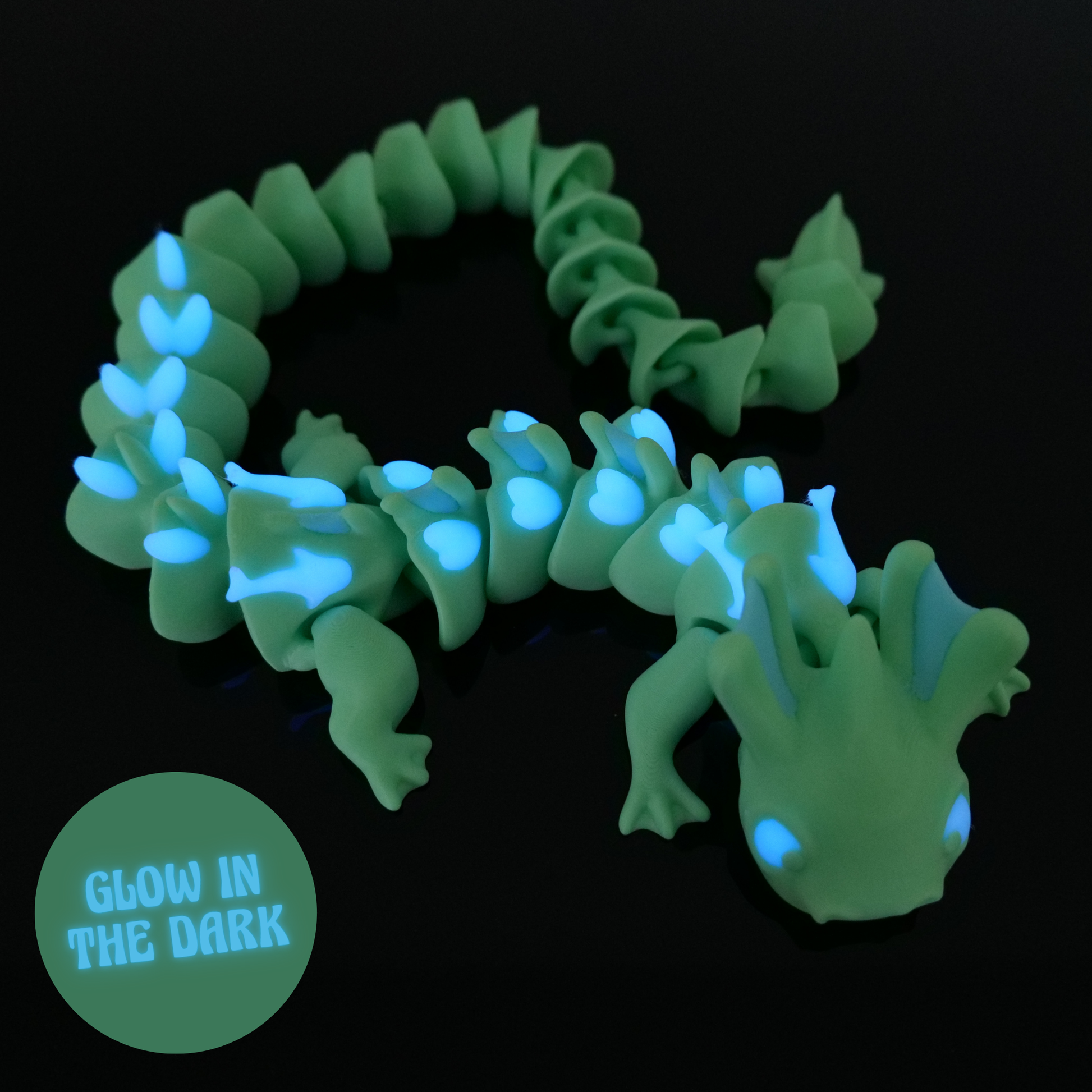 Wasserdrache*Apfelgrün*Glow